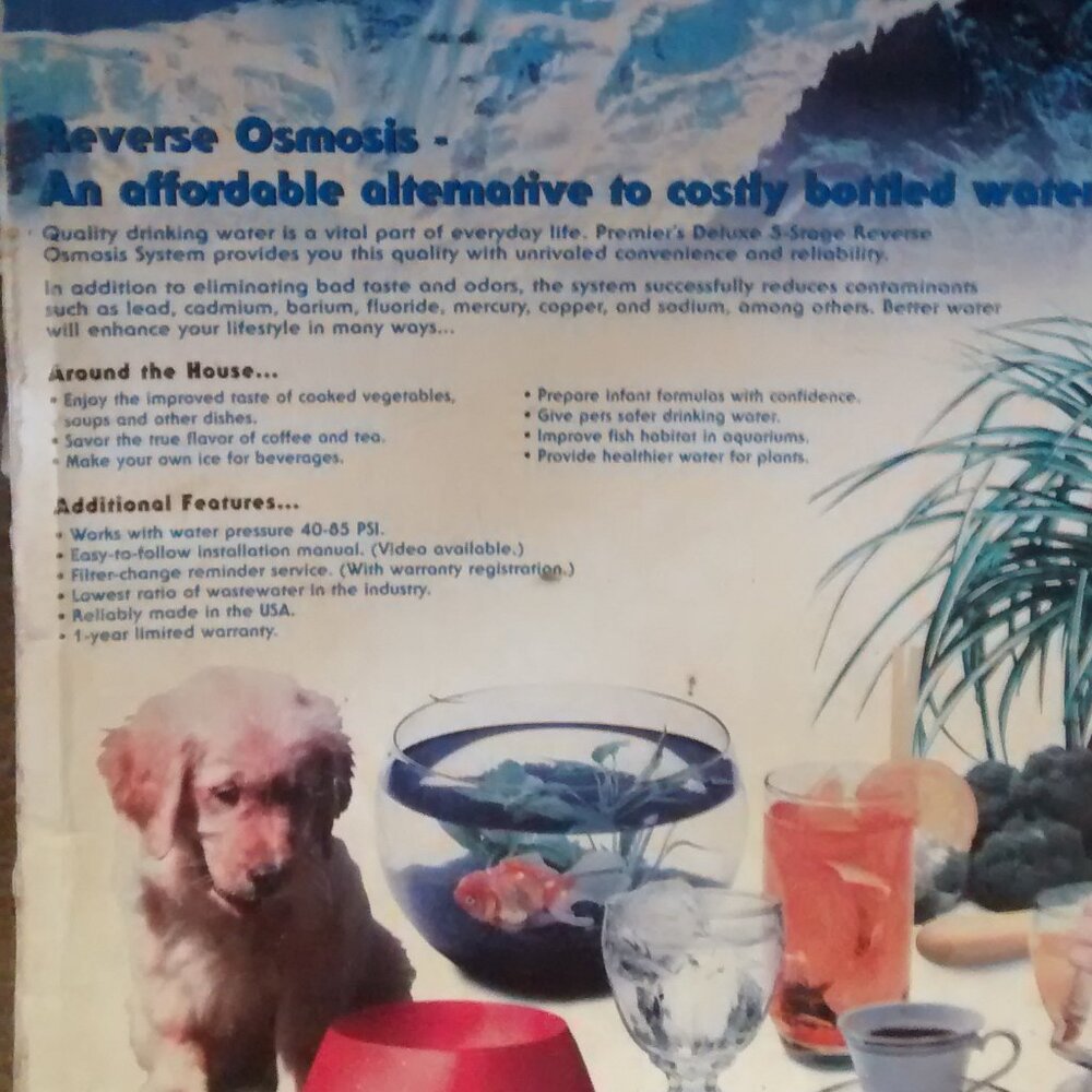 Premier Reverse Osmose Filtration